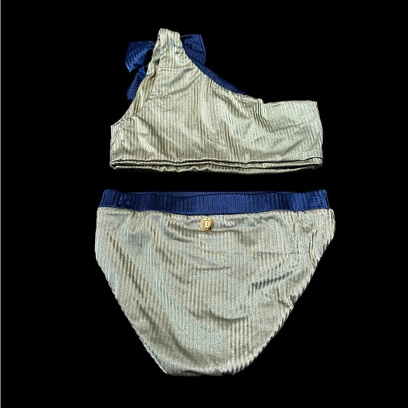 DALAI WEAR****Green and Blue One-Shoulder Bikini Set***Size 8 $89 - Picture 6 of 6